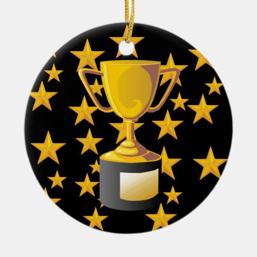 TROPHIEN KERAMIKORNAMENT (Vorne)