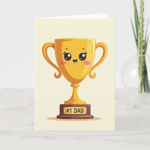 Trophy 1 Papa Auszeichnung Symbol Karte
