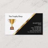 Trophy Awards Business Cards Visitenkarte (Vorderseite)