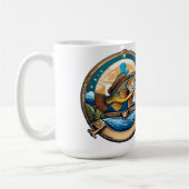 Trophy-Barsch springt zum Abendessen Kaffeetasse (Links)