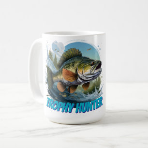 Trophy Bass Hunter Anpassbar Kaffeetasse