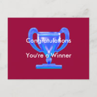 Trophy Blue Cup The MUSEUM Zazzle Geschenke