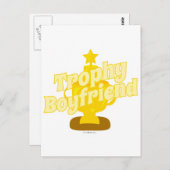 Trophy Boyfriend Liebe Mein Mann Postkarte (Vorne/Hinten)