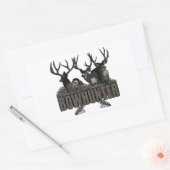 Trophy Bucks Bowhunter Rechteckiger Aufkleber (Umschlag)