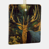 Trophy Bull Elk in Autumn Keramikornament (Rechts)