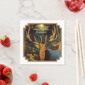 Trophy Bull Elk in Autumn Serviette (Beispiel)