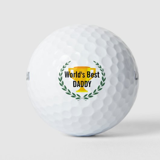 Trophy Cup und Laurel Wreath Golfball (Vorderseite)