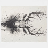 "Trophy Deer" Fleecedecke (Vorderseite (Horizontal))