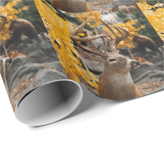 Trophy Deer Geschenkpapier (Rolleneckpunkt)