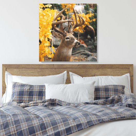 Trophy Deer Leinwanddruck (Insitu (Schlafzimmer))