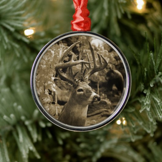 Trophy Deer Ornament Aus Metall (Baum)