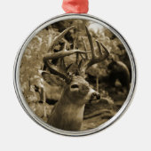 Trophy Deer Ornament Aus Metall (Vorne)