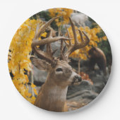 Trophy Deer Pappteller (Vorderseite)