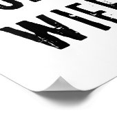 Trophy Ehefrau Cool Mutter Mama Vater Joke Funny B Poster (Ecke)