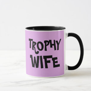 TROPHY EHEFRAU Hochzeitsgeschenk KAFFEE TASSE