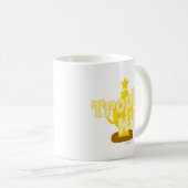 Trophy Ehefrau Spaß Gewinner Logo-Design Kaffeetasse (VorderseiteRechts)