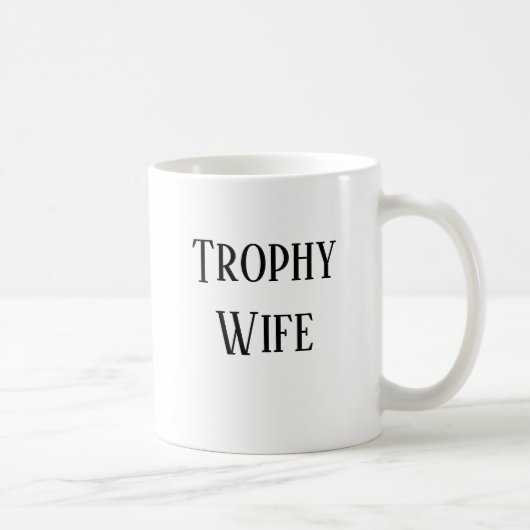 Trophy Ehefrau Weihnachtsgeschenk Kaffee Tasse (Rechts)