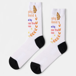 Trophy Ehemann, angetrieben von Christmas Tree Cak Socken