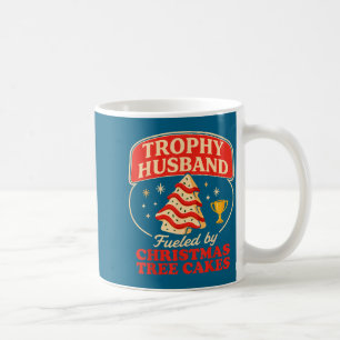 Trophy Ehemann befeuerte Weihnachtsbaum Grafik Kun Kaffeetasse