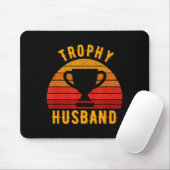 Trophy Ehemann Lustiges Design für Illustration Mousepad (Mit Mouse)