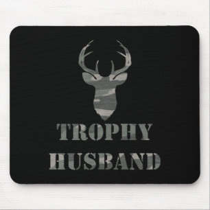 Trophy Ehemann Lustiges Männer Geschenk T-Shirt Mousepad