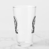 Trophy Ehemann | Lustiges Monogramm-Auszeichnung Glas (Links)