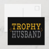 Trophy-Ehemann Postkarte (Vorne/Hinten)