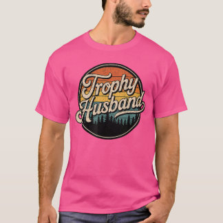 Trophy-Ehemann Vintage Sarkastische Ehe Retro Gr T-Shirt