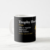 Trophy Ehemann Weltbester Ehemann 1. Platz Kaffeetasse (Vorderseite Links)