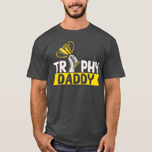 Trophy Father Award Bester Vater T-Shirt (Vorderseite)