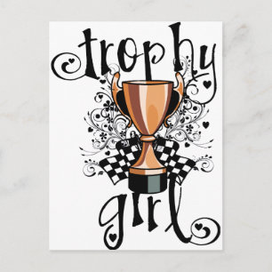 Trophy Girl Postkarte