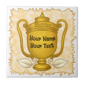 Trophy Grandpa Golf Fliese (Vorderseite)