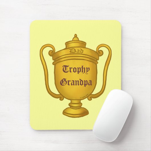 Trophy Grandpa Mousepad (Mit Mouse)