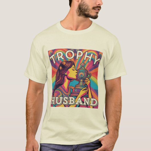 Trophy Husband 1 Psychedelic T-Shirt (Vorderseite)