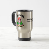 Trophy Husband Add Name oder Kommentare Reisebecher (Vorderseite Links)
