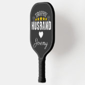 Trophy Husband: Ein Spaß und Personalisiert Pickleball Schläger (Links)