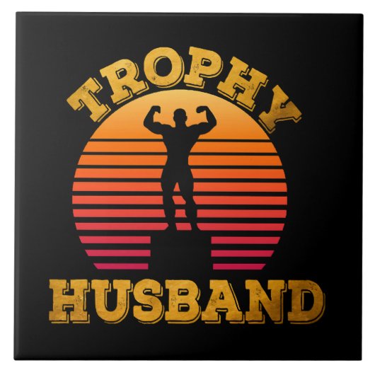 Trophy Husband Fliese (Vorderseite)