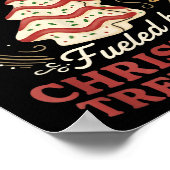 Trophy Husband Fueled By Christmas Tree Cakes Funn Poster (Ecke)
