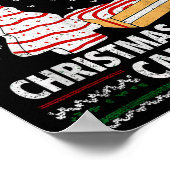 Trophy Husband Fueled By Christmas Tree Cakes Funn Poster (Ecke)