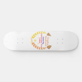 Trophy Husband Fueled by Christmas Tree Cakes Skateboard (Horizontal)