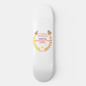 Trophy Husband Fueled by Christmas Tree Cakes Skateboard (Vorderseite)