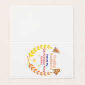 Trophy Husband Fueled by Christmas Tree Cakes Visitenkarten (Außenseite Aufgefaltet)