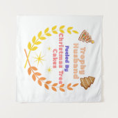 Trophy Husband Fueled by Christmas Tree Cakes Wandteppich (Vorderseite (Horizontal))