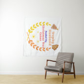 Trophy Husband Fueled by Christmas Tree Cakes Wandteppich (Beispiel (Horizontal))