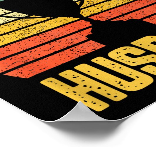 Trophy Husband Funny For Cool Father Or Dad Poster (Ecke)