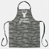 Trophy Husband Funny Men's Gift Camouflage Schürze (Vorderseite)