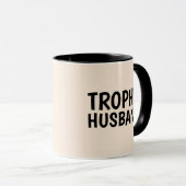 TROPHY HUSBAND KAFFEE TASSE (VorderseiteRechts)