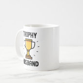 Trophy Husband Kaffeetasse (Vorderseite Links)