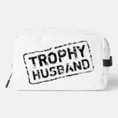 Trophy Husband lustige Toilettenbeutel Reisekit Waschbeutel (Rückseite)