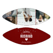 Trophy Husband Mini Football mit Foto: Ein Costoma (Paneele)